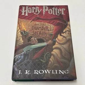 HARRY POTTER AND THE CHAMBER OF SECRETS 1999 TRUE 1st Printing HB DJ With Errors - Picture 1 of 22