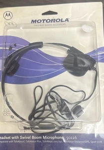 ZESTAW SŁUCHAWKOWY MOTOROLA Z MIKROFONEM WYSIĘGNIKA OBROTOWEGO 50226 - Zdjęcie 1 z 2