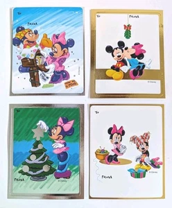 Set/16 Disney Adhesive Gift Tags Christmas Holiday 3" x 4" Mickey & Minnie - Picture 1 of 3