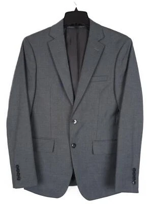 Van Heusen Men's Slim-Fit Stretch Suit Jacket Medium Grey Sharkskin 36S NWOT - Image 1 of 4