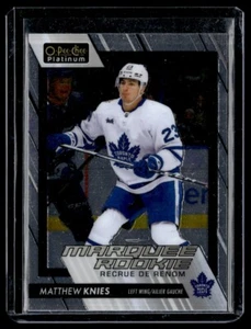2023-24 O-Pee-Chee Platinum Marquee Rookies Mathew Knies #205 Rookie RC - Bild 1 von 2