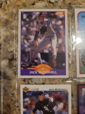 11 JACK MCDOWELL baseball cards from 1989-1994. Chicago White Sox 