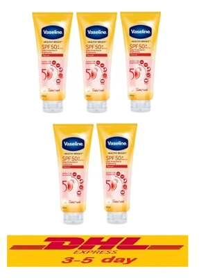 5 x 300ml: Vaseline Healthy White Sun & Pollution Protection Serum SPF 50 PA++++ - Image 1 of 4