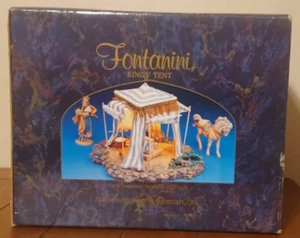 Vintage Fontanini Nativity Village Kings Tent 5” Scale Heirloom #50153 With Box - Picture 1 of 6