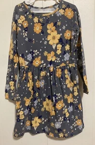 Rumi And Ryder Floral Long Sleeve Girls Dress Size S 6-7 Years - Picture 1 of 9