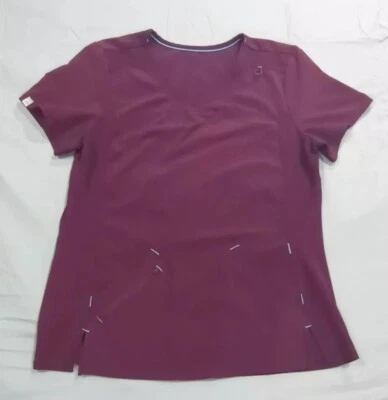 Blusa Médica Para Mujer Sketchers Cuello en V 3 Bolsillos Mediana Púrpura  Foto 1 de 4