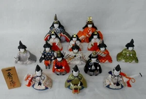 #04 Juego de 15 muñecas kimono japonés KIMEKOMI HINA con herramientas - Imagen 1 de 11