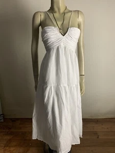 STEELE Linen Cotton Dress sz 10 12 NEW - BUY Any 5 Items = Free Post - Picture 1 of 9