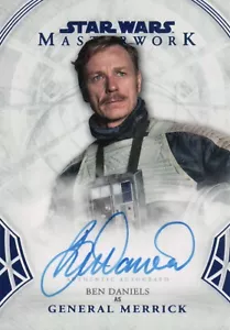 Star Wars Masterwork 2018, Ben Daniels (Merrick) Autograph Card A-BDN #24/99 - Picture 1 of 2