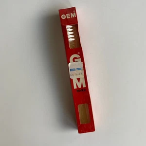 Vintage Toothbrush Vistron GEM Pink RARE Revco USA New Old Stock 1970s Hard 154 - Picture 1 of 9
