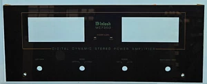 McIntosh MC7300 Wide Glass Faceplate with Panlock Holes Original - Picture 1 of 5