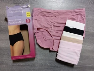 Carole Hochman Seamless Brief Underwear Adult Womens Small *5 PACK* - Picture 1 of 2