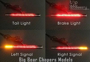 33 LED Bar Brake Tail Light & Left/Right Turn Signal Lamp for Big Bear Choppers - Bild 1 von 3