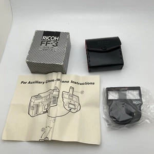 Ricoh FF-3 Close-Up Adaptor NOS Vintage.  New In Box. Case And Manual! - Picture 1 of 9