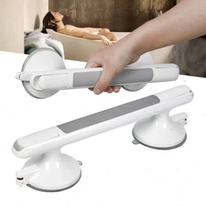 Suction Cup Grab Bar Large Handle Shower Bathroom Safety Support Hand Assit Rail - Picture 1 of 7