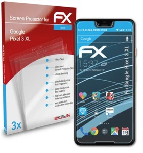 atFoliX 3x Protecteur d'écran pour Google Pixel 3 XL clair - Photo 1 sur 9