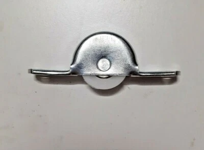 CARRELLO CON RUOTA IN NYLON 0 24 mm CON GOLA Pz 4 PER ANTINE SCORREVOLI MOBILI - Immagine 1 di 4