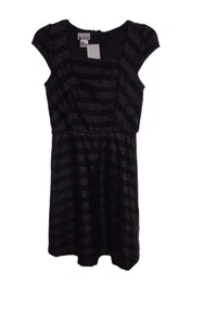 Emily West Mädchen Weihnachten Urlaub SS Kostüm Stretch schwarz silber 12 NEU - Bild 1 von 2