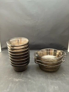 Lovenware Glass Custard Cups and Baking Dishes, Amber Color - Picture 1 of 7