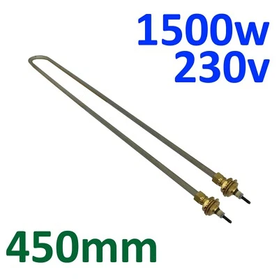 CATERING PARTS UK HEIZELEMENT UNIVERSAL U-FORM FÜR BAIN MARIE ODER HEISSSCHRANK 1,5KW 18" 230V