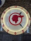 Vintage Pontiac Dealer Indian Neon Clock