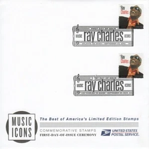 4807 Ray Charles - Ersttagszeremonie Programm - Bild 1 von 3