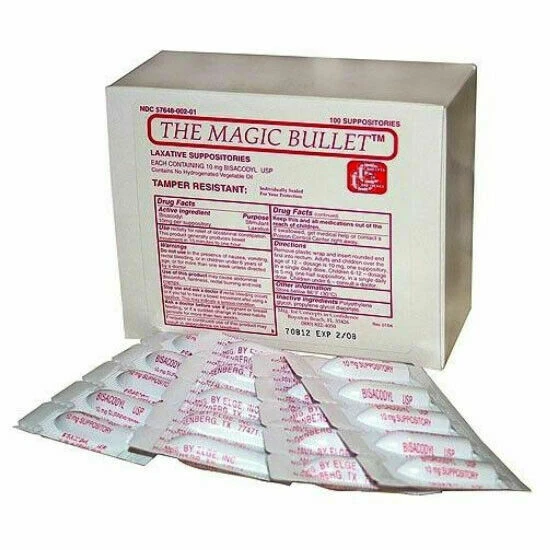 Invacare Magic Bullet Suppository Part No. CCMB100 Concepts in Confidence Box