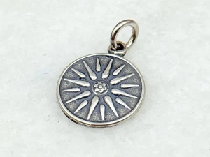Vergina Stern Sterling Silber Anhänger Vergina Sonne Mazedonischer Stern - Bild 1 von 3