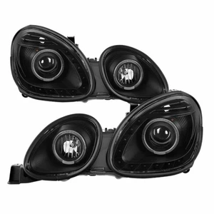 xTune For Lexus GS430 1998-2005 Headlights Pair Projector Black - Picture 1 of 2