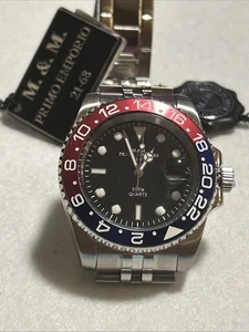 Reloj Primo Emporio 21-68 m&m Pepsi Cola/Cuarzo/Fecha/Necesita Batería - Imagen 1 de 13