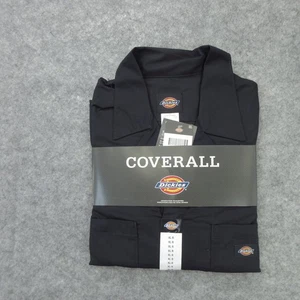 Dickies Coverall Mens XL Regular Navy Blue Short Sleeve Stain Release Workwear - Picture 1 of 8