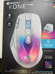 ROCCAT KONE XP AIR Wireless Gaming Mouse White Used - Picture 1 of 2