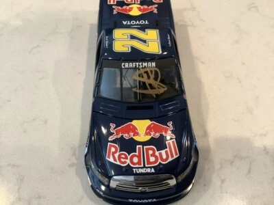 SCOTT SPEED AUTOGRAPHED 2008 TOYOTA TUNDRA RED BULL DIECAST & AUTOGRAPHED CARD - Image 1 of 4