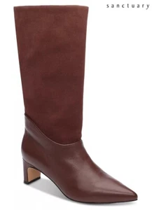 BOTAS HOLGADAS SANCTUARY NUEVAS EN CAJA ALABANZA PUNTA CARAMELO CAFÉ CUERO/GAMUZA. 8,5 M - Imagen 1 de 12