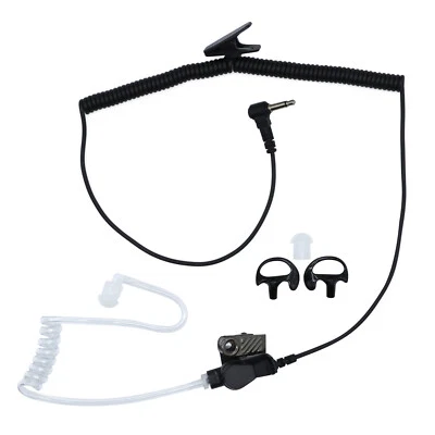 3.5mm Listen Only Acoustic Tube Police Headset Earpiece for Motorola Speaker Mic - Image 1 of 4