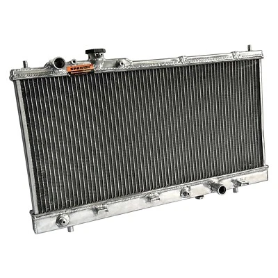 Fit 99-03 Mazda Protege DX ES LX MP3 SE 5 L4 SPAWON 1.6L 2.0L Aluminum Radiator - Image 1 of 4