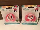 Disney Minnie Mouse  Baby Girl-Pacifiers/Nubs-Soothers Lot of 2