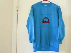 Vintage ADIDAS Women's Bright Blue/Red Sweatshirt, Size M (NWOT) - Picture 1 of 1