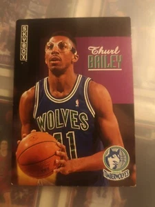 Carte Collection Basket Nba Skybox #1992 Thurl Bailey Minesota Timberwolves #141 - Picture 1 of 2