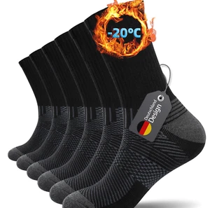RUIXUE Herren Thermosocken dicke warme Wintersocken, atmungsaktiv Wandern Größe 9-12 - Bild 1 von 2