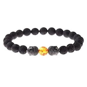 【FengShui】 Doppel-Buddha Kopf Armband BUDDHA KOPF ARMBAND & FengShui Armband - Bild 1 von 4