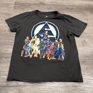Disney Marvel Youth Large The Eternals Graphic Gray T Shirt Tee Comic Movie - Picture 1 of 12