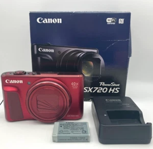 Canon PowerShot SX740 20.3MP 4K Digital Camera 40x optical zoom jpn Seller Used - Picture 1 of 8