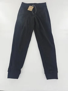 Patagonia Kids' Solid Regular Fit Micro D Fleece Joggers Black Size L Large L 12 - Picture 1 of 5
