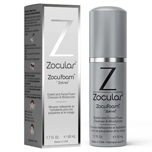 Limpiador de párpados Zocular ZocuFoam - Exfoliante de párpados espumoso para blefaritis, demostración... - Imagen 1 de 9