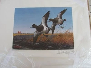 ND-4   1985  North Dakota  State Duck Stamp Print  Les Kouba   OFFER  #ND4PS1DSS - Picture 1 of 1