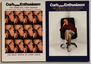 Curb your Enthusiasm Complete Season 1 & 2 DVD Larry David HBO Video - Picture 1 of 7