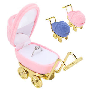 Baby Carriage Jewelry Box Personalized Jewelry Gift Organizer Earrings Neckl GS0