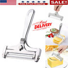 Stainless Steel Wire Cutter Kitchen Cooking Tool Hard Cheese Slicer Adjustable