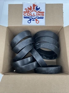 10x Electrostatic Treater Tapered Gaskets, 4 1/2 in ID, 1 in Thick, 5 3/8 in OD - Picture 1 of 12